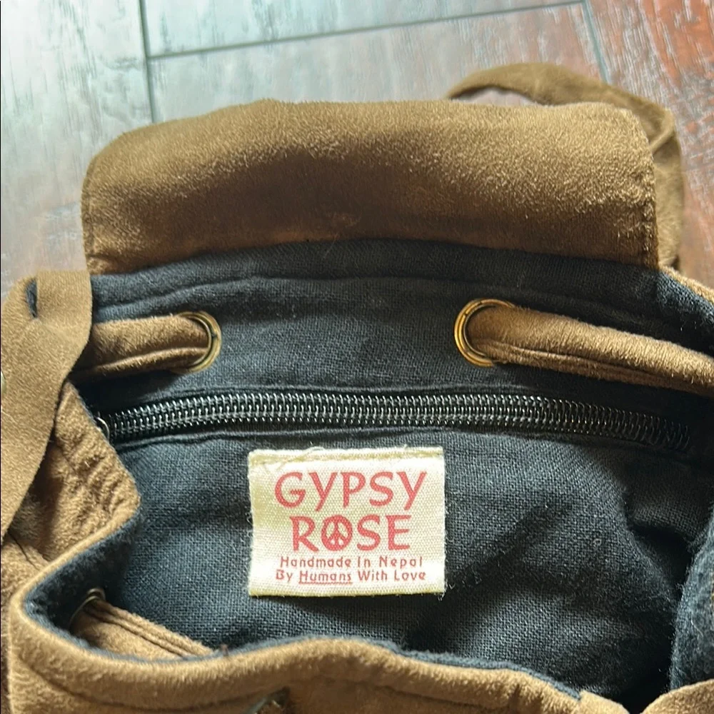 Brown Leather-Like Backpack with Classic Design